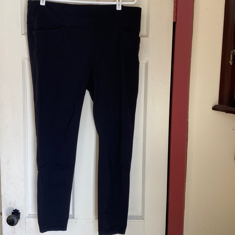 Athleta black pants size 1X
